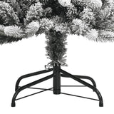 Kunstkerstboom met sneeuw 210 cm PVC en PE - AllerleiShop