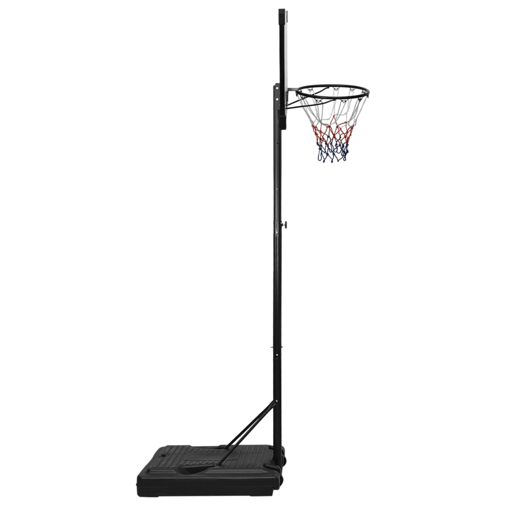 Basketbalstandaard 235-305 cm polycarbonaat transparant