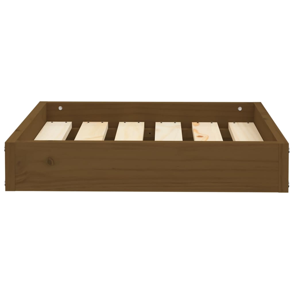 Hondenmand 51,5x44x9 cm massief grenenhout honingbruin - AllerleiShop