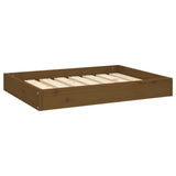 Hondenmand 71,5x54x9 cm massief grenenhout honingbruin - AllerleiShop