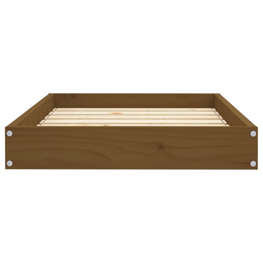 Hondenmand 71,5x54x9 cm massief grenenhout honingbruin - AllerleiShop