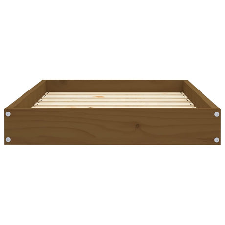 Hondenmand 71,5x54x9 cm massief grenenhout honingbruin - AllerleiShop