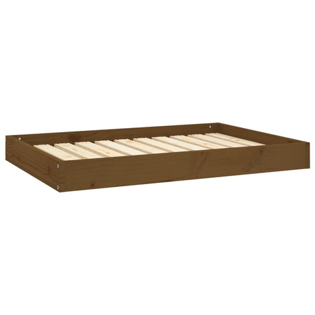 Hondenmand 91,5x64x9 cm massief grenenhout honingbruin - AllerleiShop