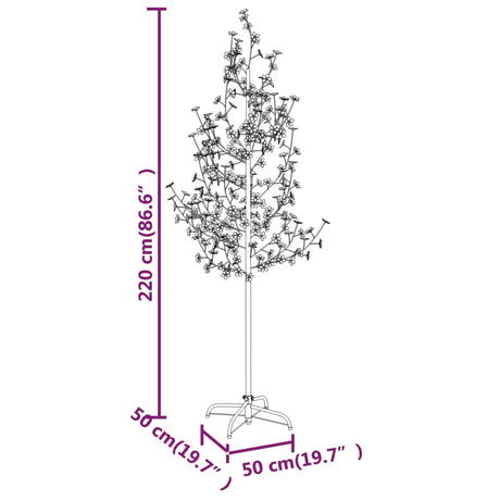 Boom kersenbloesem 220 LED's warmwit 220 cm - AllerleiShop