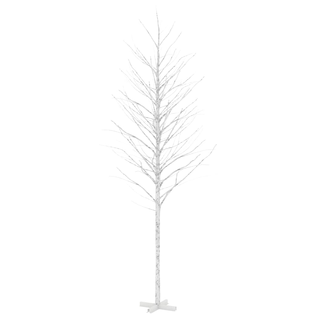 Berkenboom LED 672 LED's warmwit 400 cm wit - AllerleiShop