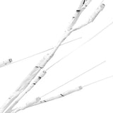 Berkenboom LED 672 LED's warmwit 400 cm wit - AllerleiShop