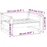 Hondenmand 55,5x45,5x28 cm massief grenenhout - AllerleiShop