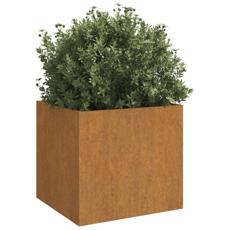 Plantenbak 32x30x29 cm cortenstaal - AllerleiShop