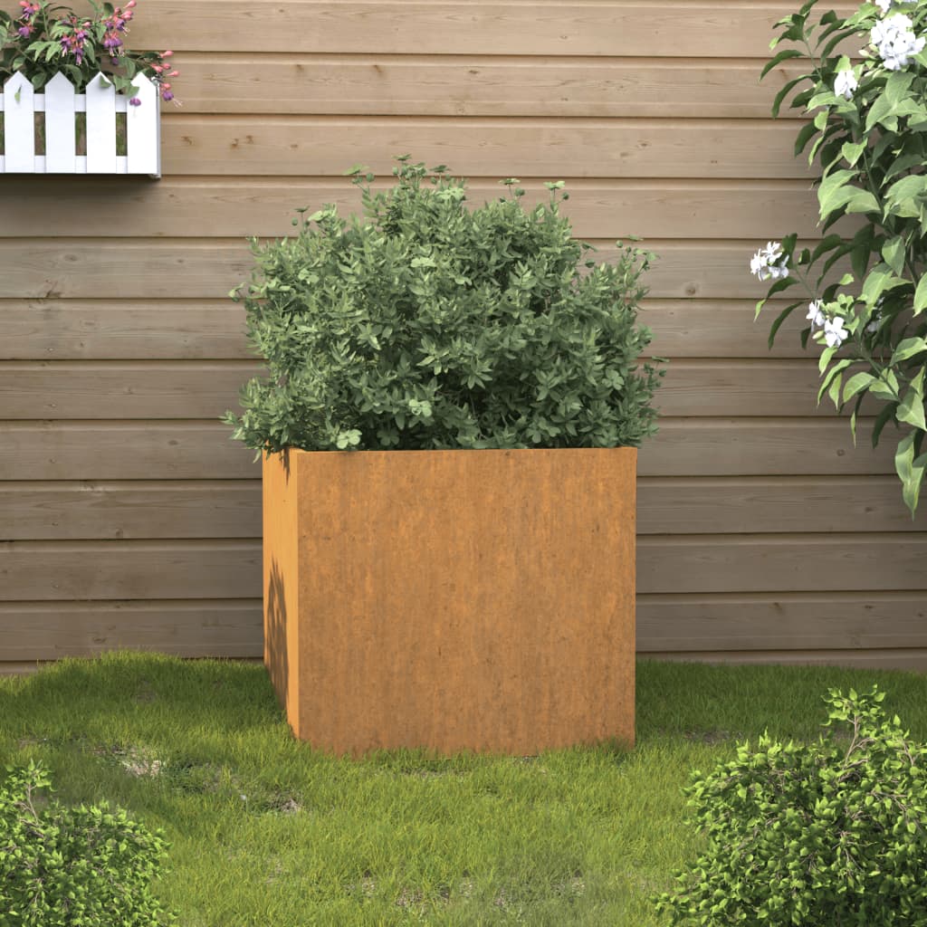 Plantenbak 32x30x29 cm cortenstaal - AllerleiShop