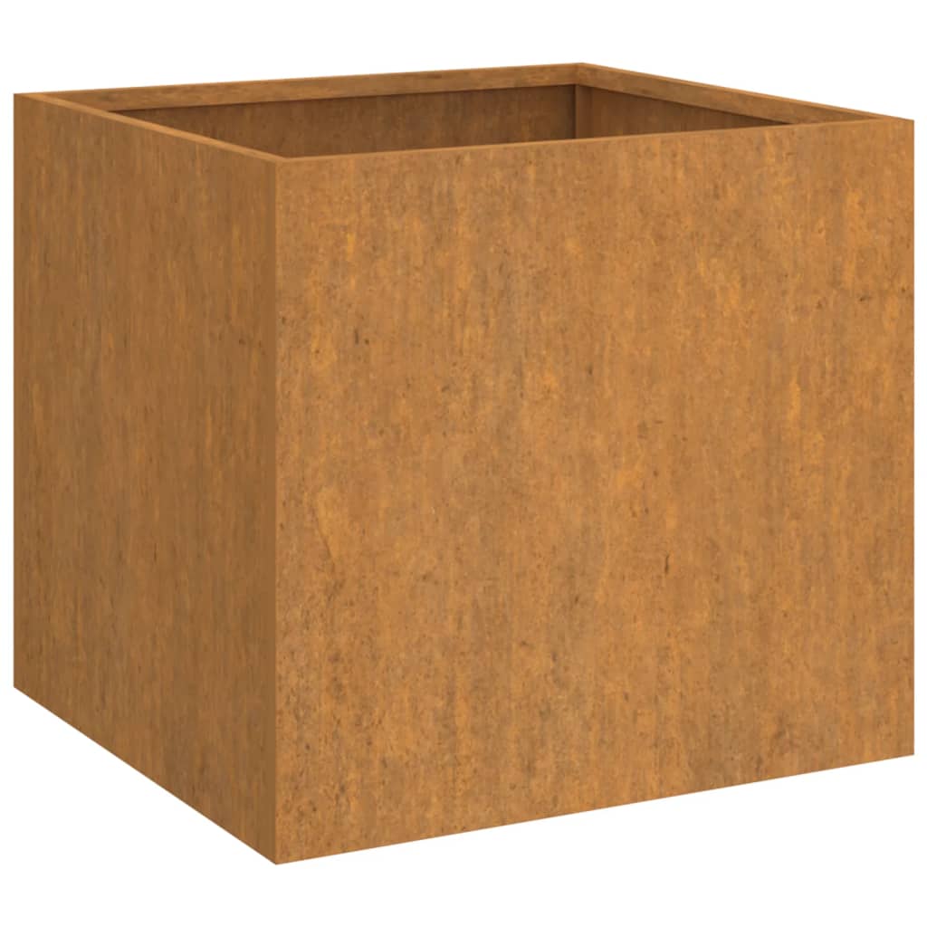 Plantenbakken 2 st 32x30x29 cm cortenstaal - AllerleiShop