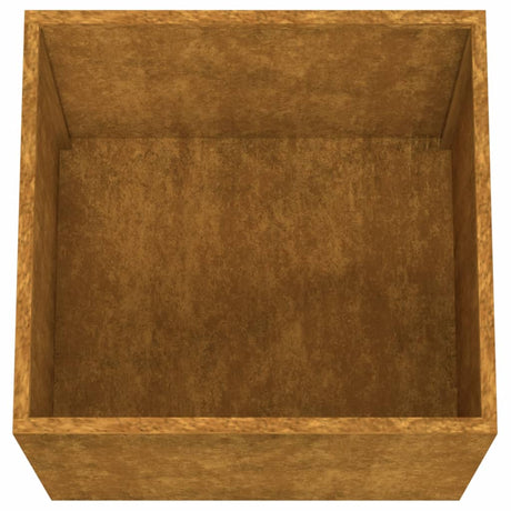 Plantenbakken 2 st 32x30x29 cm cortenstaal - AllerleiShop