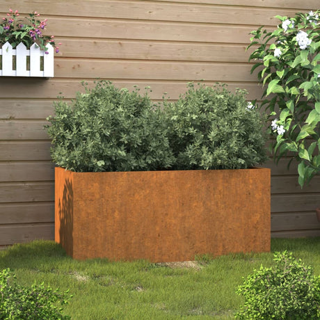 Plantenbak 62x30x29 cm cortenstaal - AllerleiShop