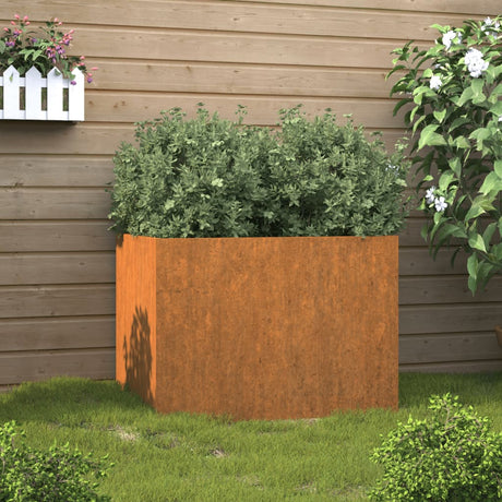 Plantenbak 62x47x46 cm cortenstaal - AllerleiShop