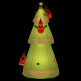 Kerstboom opblaasbaar met LED's 500 cm - AllerleiShop