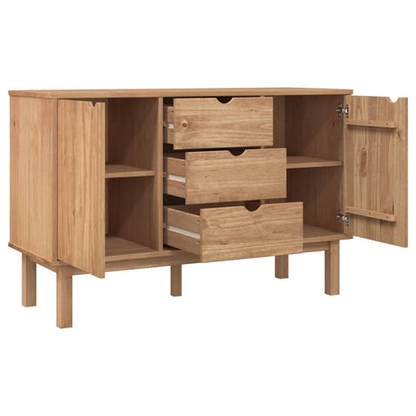 Dressoir OTTA 113,5x43x73 cm massief grenenhout - AllerleiShop