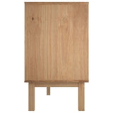 Dressoir OTTA 113,5x43x73 cm massief grenenhout bruin en grijs - AllerleiShop