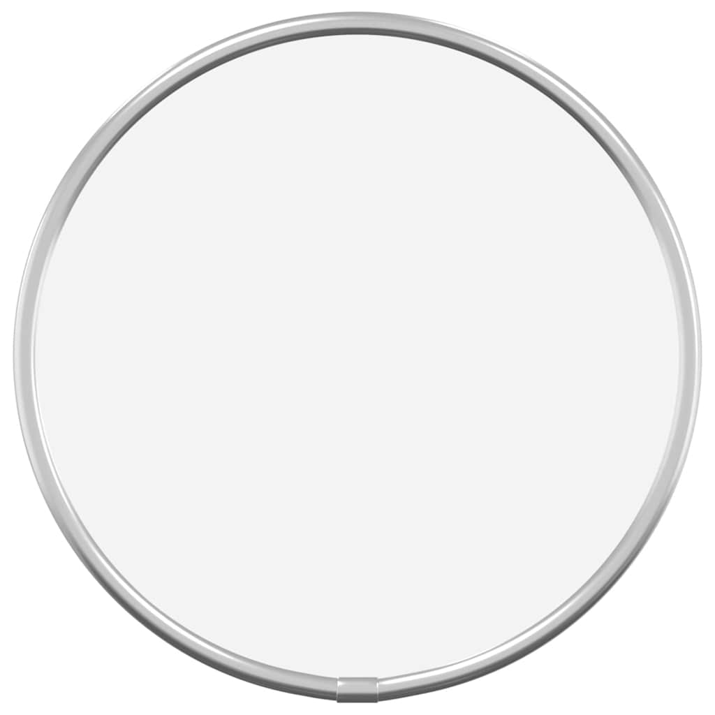 Wandspiegel rond Ø20 cm zilverkleurig - AllerleiShop