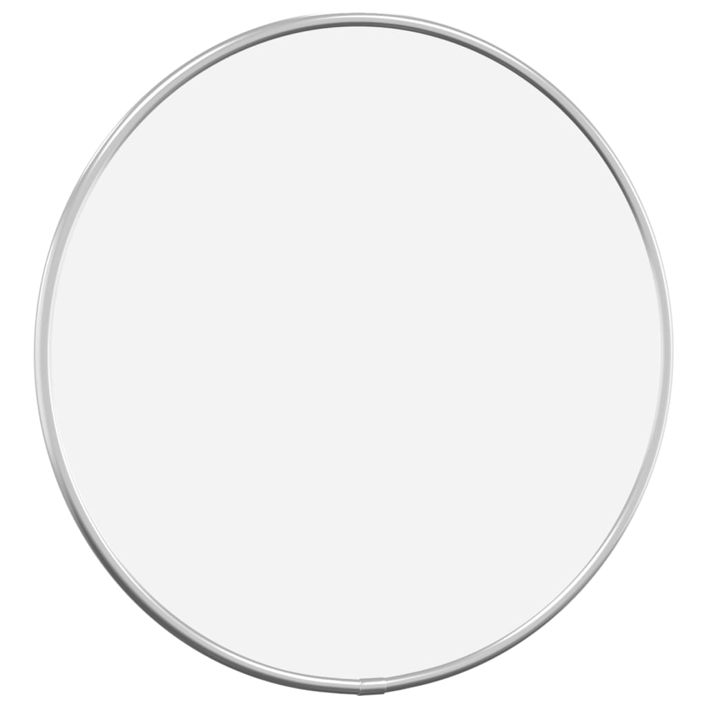 Wandspiegel rond Ø30 cm zilverkleurig - AllerleiShop