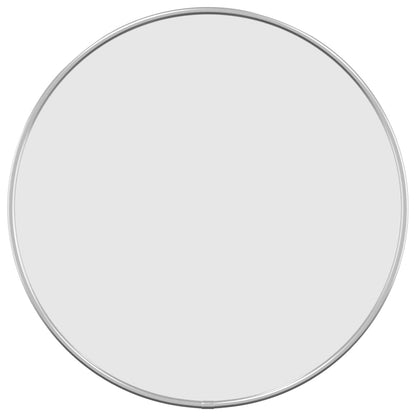 Wandspiegel rond Ø40 cm zilverkleurig - AllerleiShop