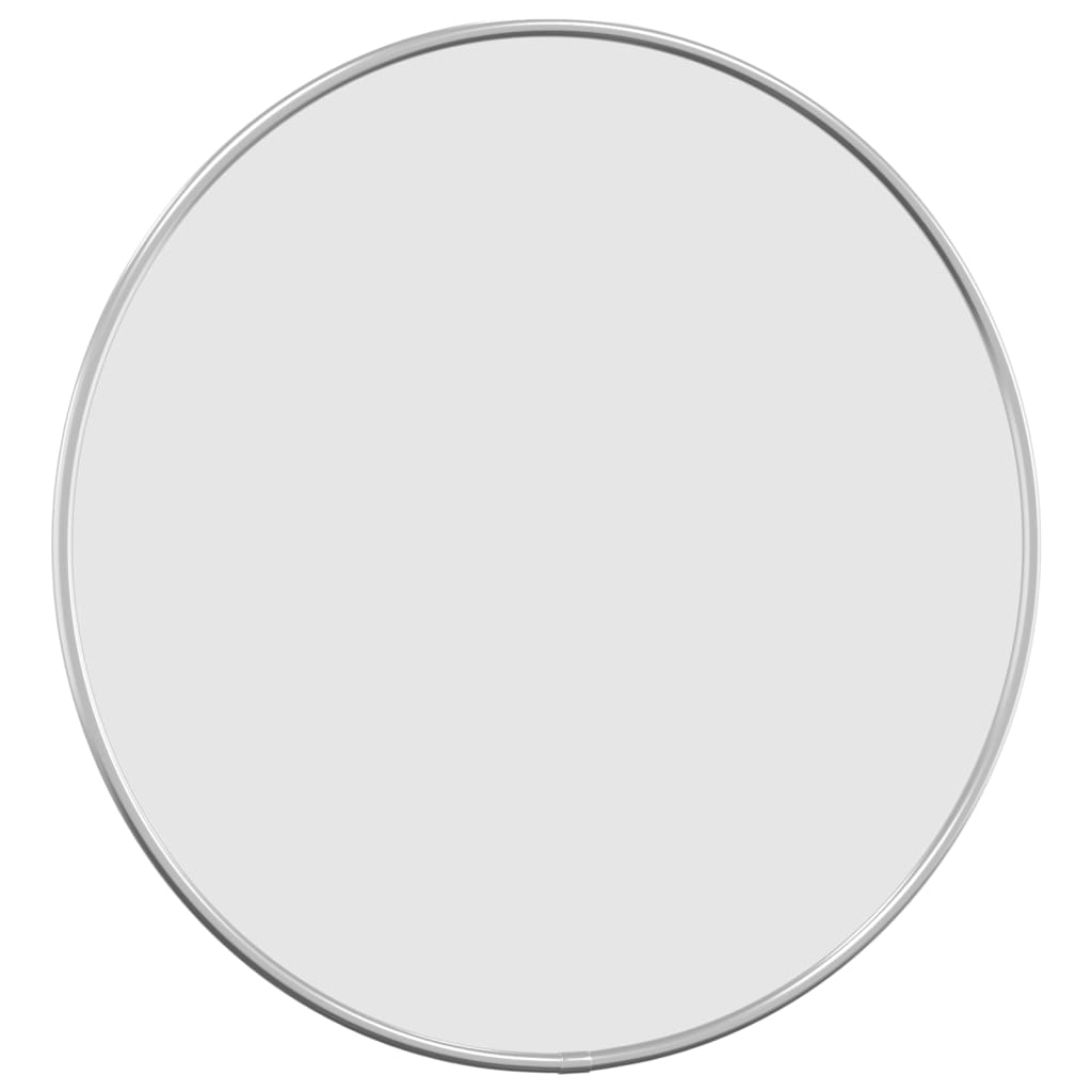 Wandspiegel rond Ø40 cm zilverkleurig - AllerleiShop