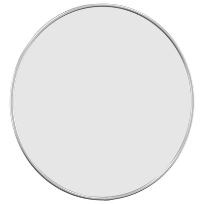 Wandspiegel rond Ø40 cm zilverkleurig - AllerleiShop