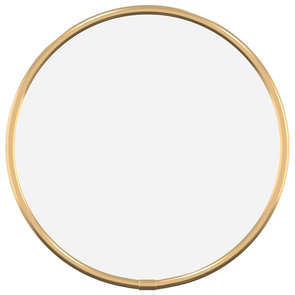 Wandspiegel rond Ø20 cm goudkleurig - AllerleiShop