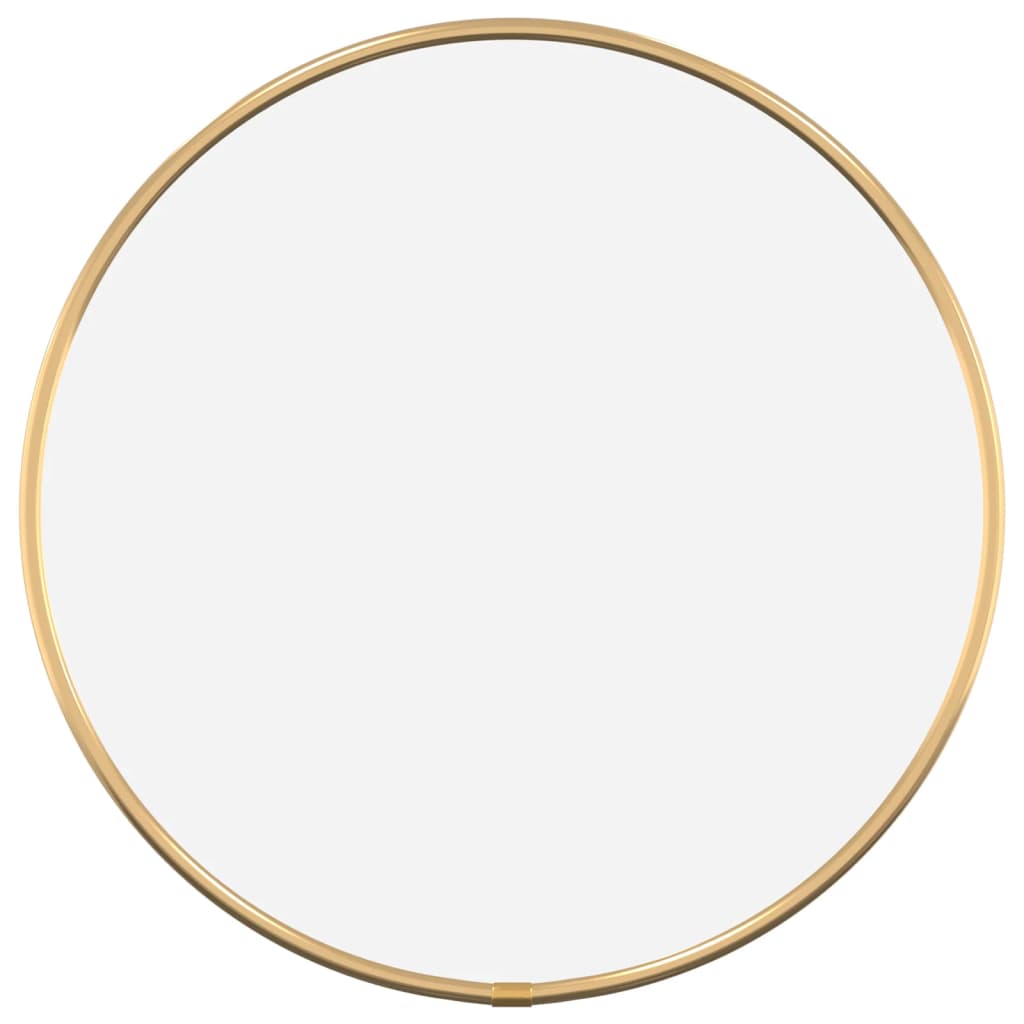 Wandspiegel rond Ø30 cm goudkleurig - AllerleiShop