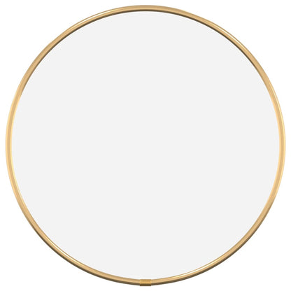 Wandspiegel rond Ø30 cm goudkleurig - AllerleiShop