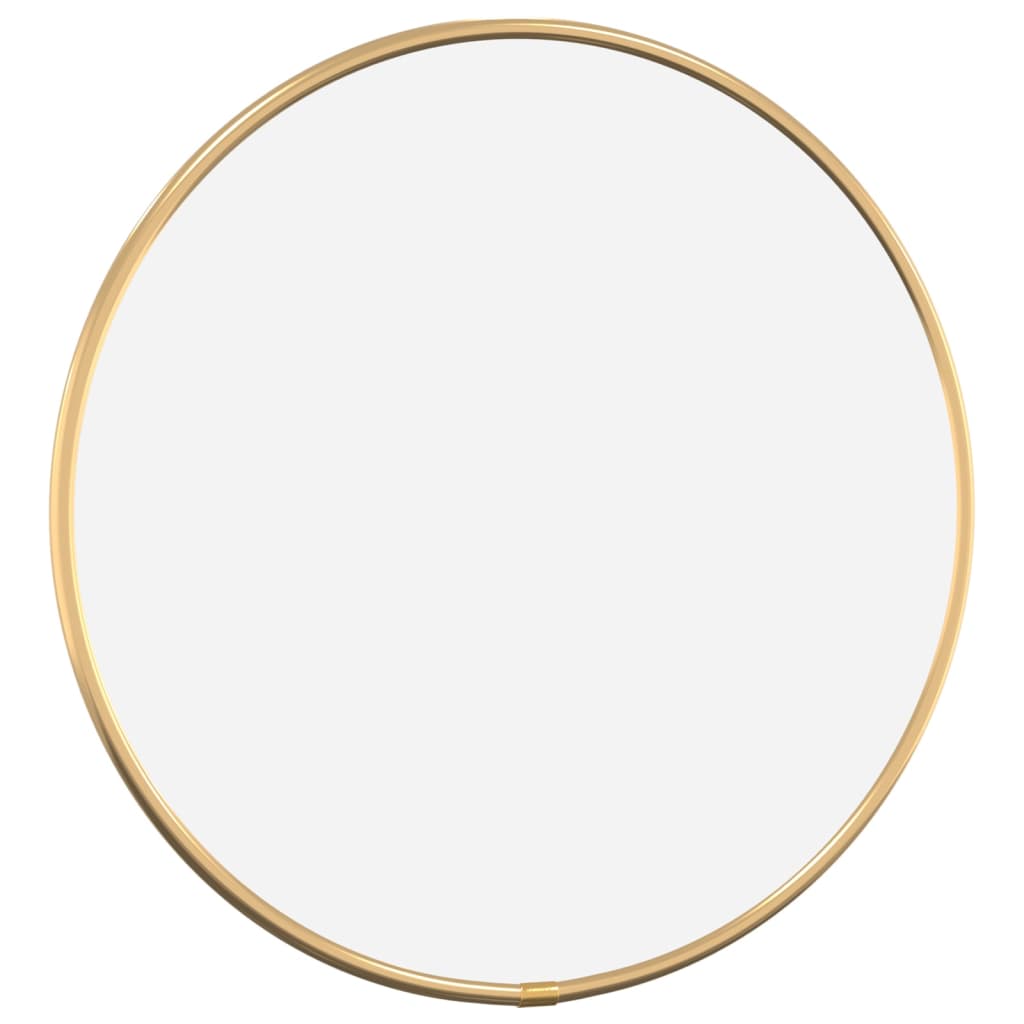 Wandspiegel rond Ø30 cm goudkleurig - AllerleiShop