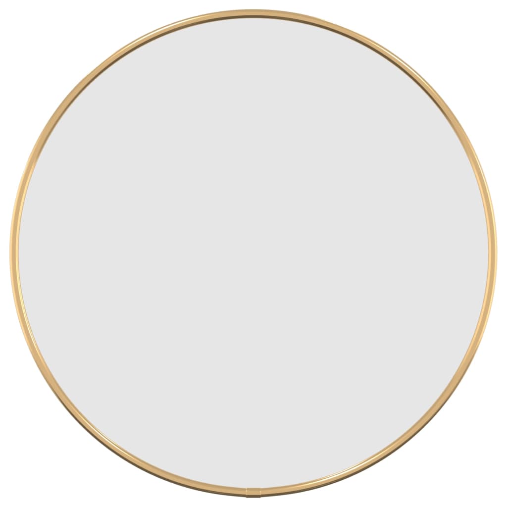 Wandspiegel rond Ø40 cm goudkleurig - AllerleiShop