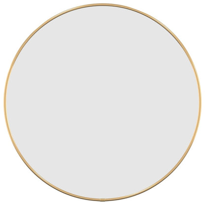 Wandspiegel rond Ø50 cm goudkleurig - AllerleiShop