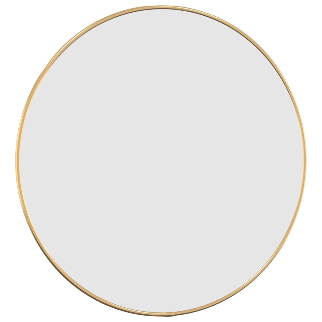 Wandspiegel rond Ø50 cm goudkleurig - AllerleiShop