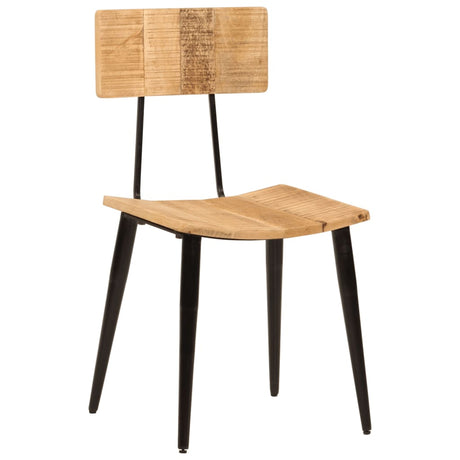 Eetkamerstoelen 2 st 44x40x80 cm massief mangohout - AllerleiShop