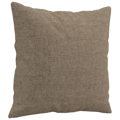 Sierkussens 2 st 40x40 cm stof taupe - AllerleiShop