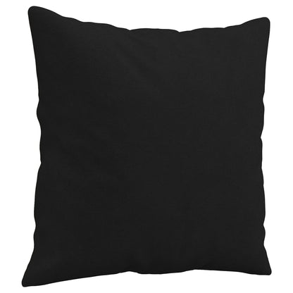 Sierkussens 2 st 40x40 cm microvezelstof zwart - AllerleiShop