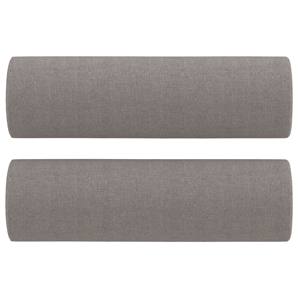 Sierkussens 2 st 15x50 cm stof taupe - AllerleiShop