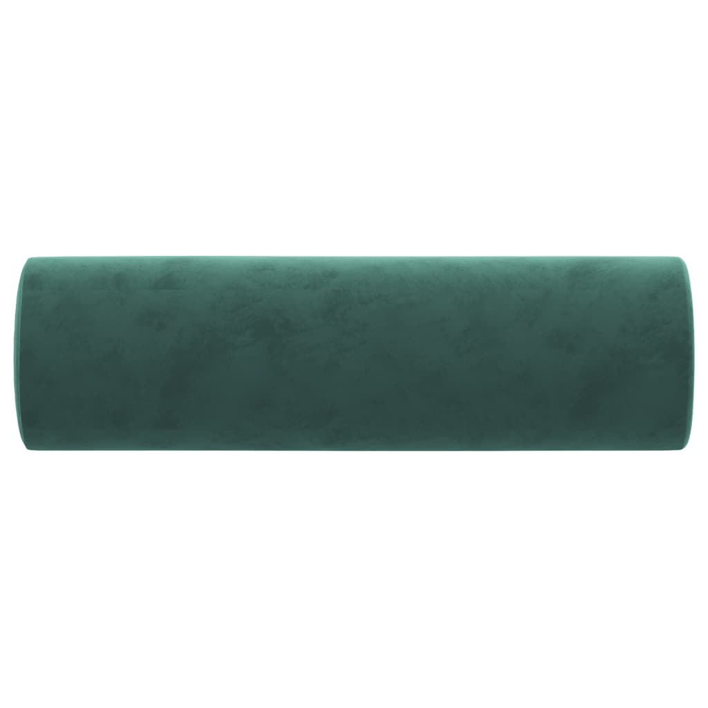 Sierkussens 2 st 15x50 cm fluweel donkergroen - AllerleiShop