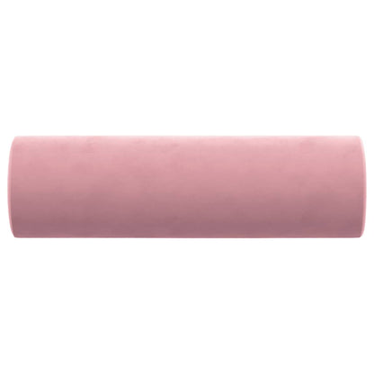 Sierkussens 2 st 15x50 cm fluweel roze - AllerleiShop