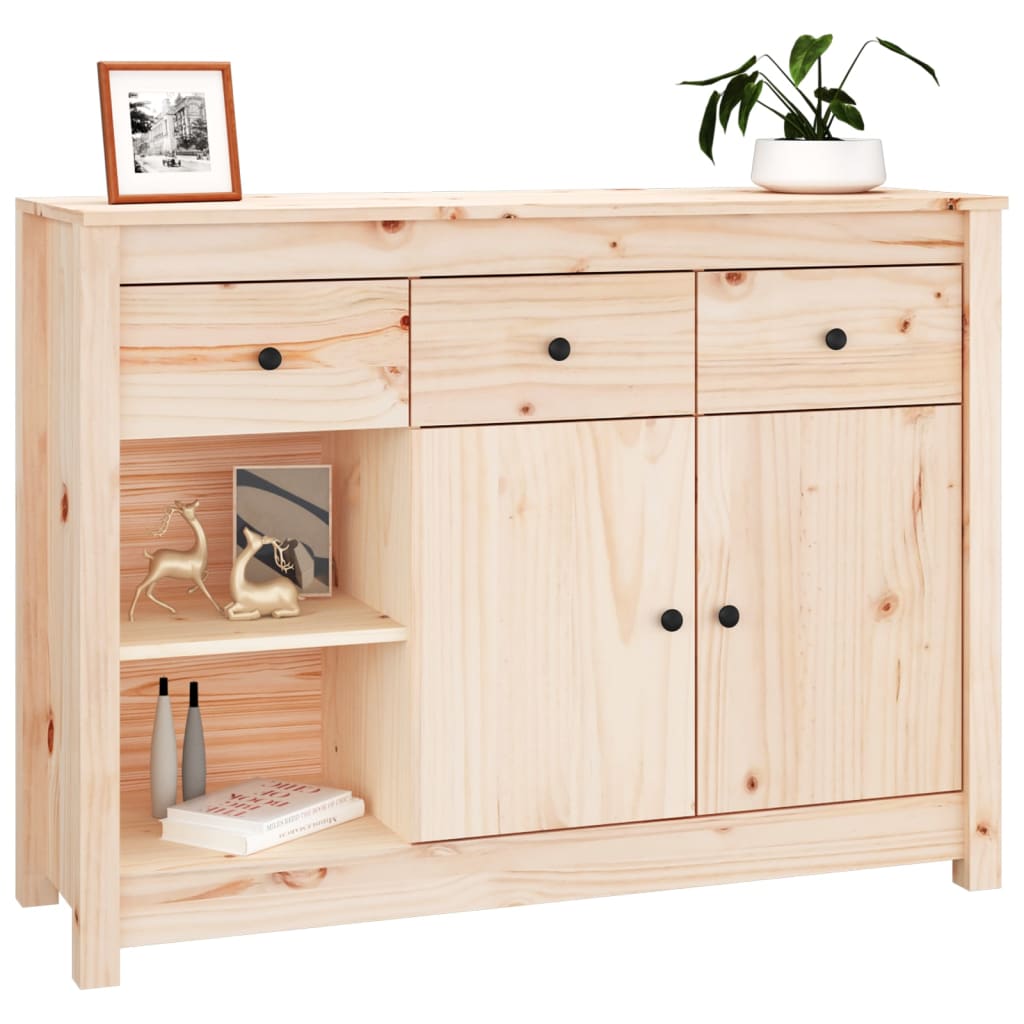 Dressoir 100x35x74 cm massief grenenhout - AllerleiShop