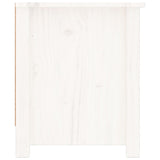 Schoenenkast 110x38x45,5 cm massief grenenhout wit - AllerleiShop