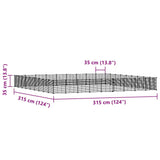 Huisdierenkooi met deur 36 panelen 35x35 cm staal zwart