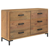 Dressoir 110x35x70 cm massief grenenhout bruin - AllerleiShop