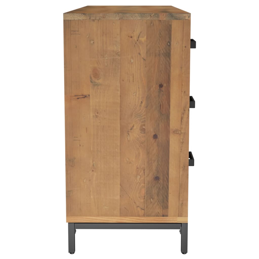 Dressoir 110x35x70 cm massief grenenhout bruin - AllerleiShop