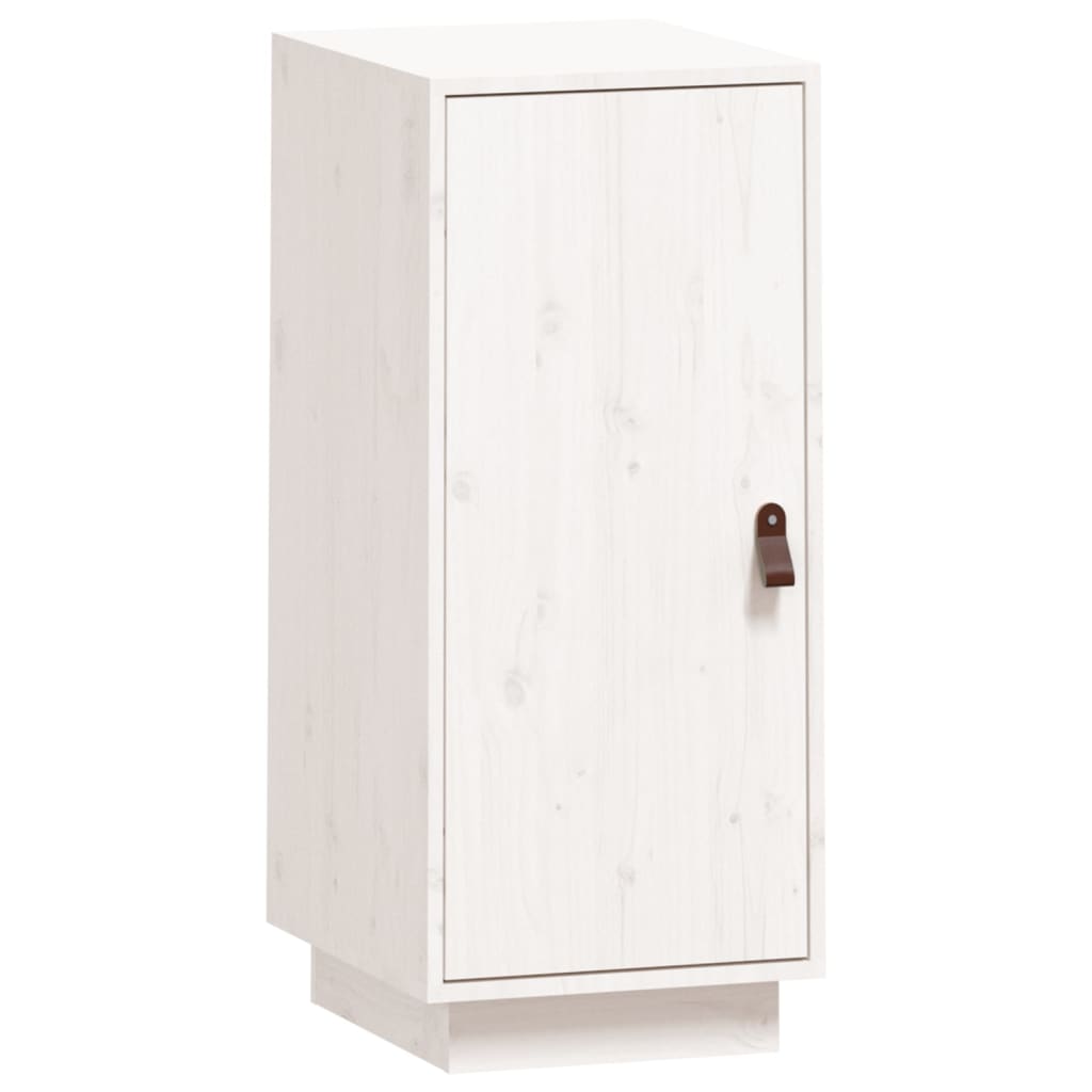 Dressoir 34x40x75 cm massief grenenhout wit - AllerleiShop