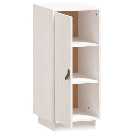 Dressoir 34x40x75 cm massief grenenhout wit - AllerleiShop