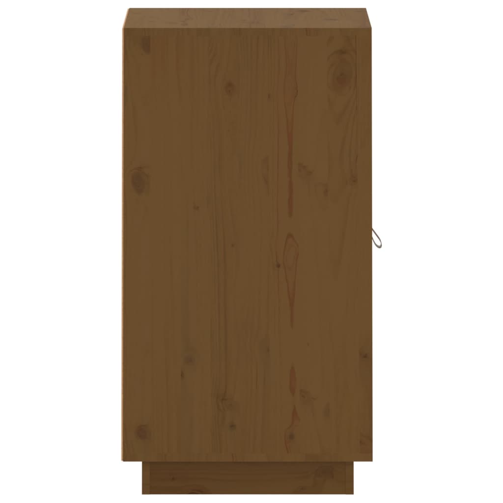 Dressoir 34x40x75 cm massief grenenhout honingbruin - AllerleiShop