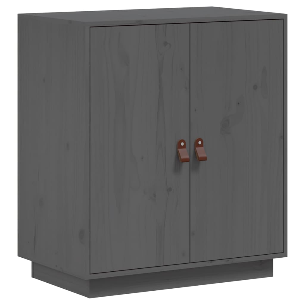 Dressoir 65,5x40x75 cm massief grenenhout grijs - AllerleiShop