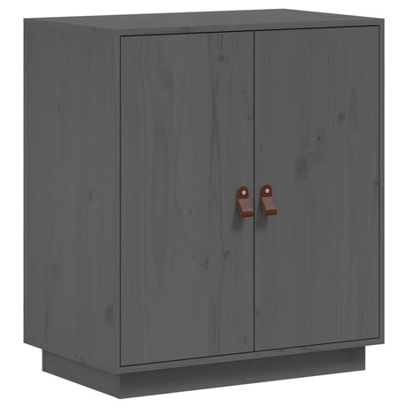 Dressoir 65,5x40x75 cm massief grenenhout grijs - AllerleiShop