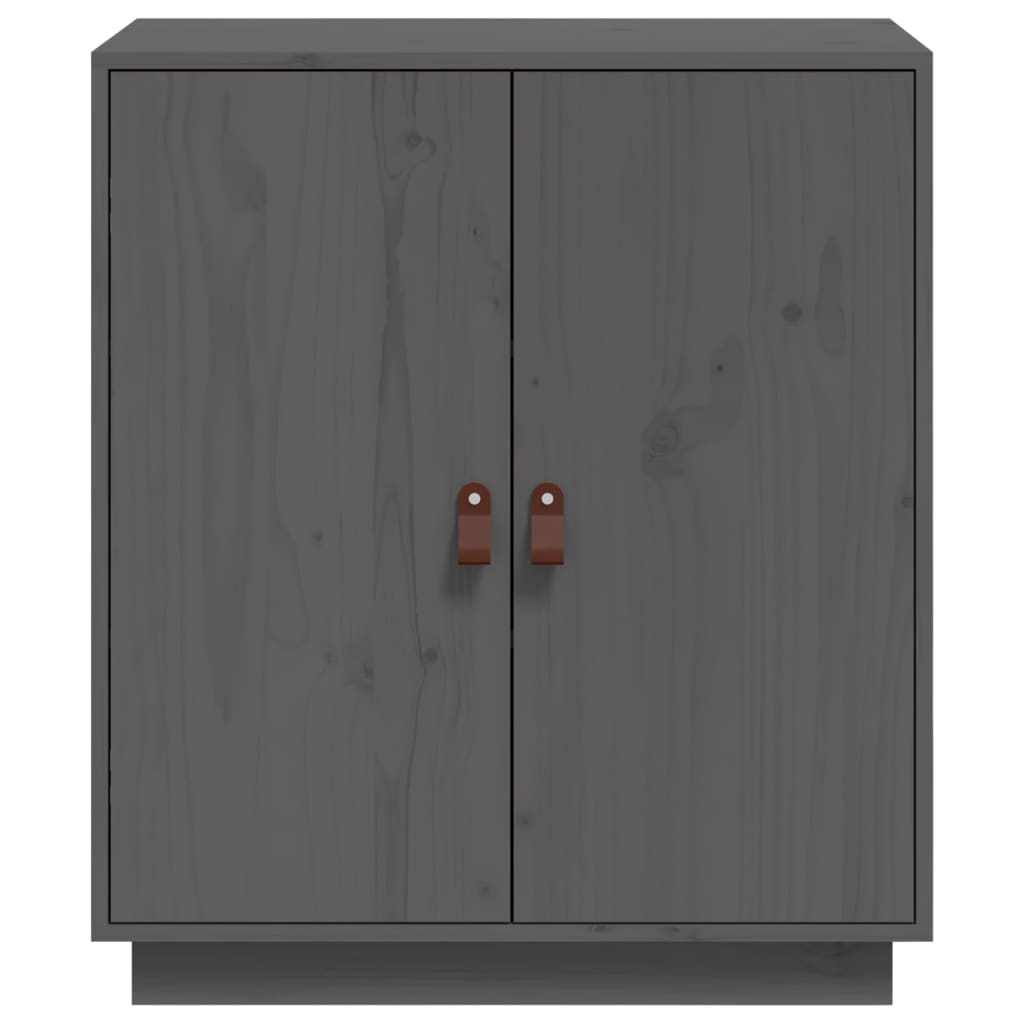 Dressoir 65,5x40x75 cm massief grenenhout grijs - AllerleiShop