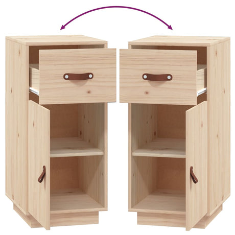 Dressoir 34x40x75 cm massief grenenhout - AllerleiShop